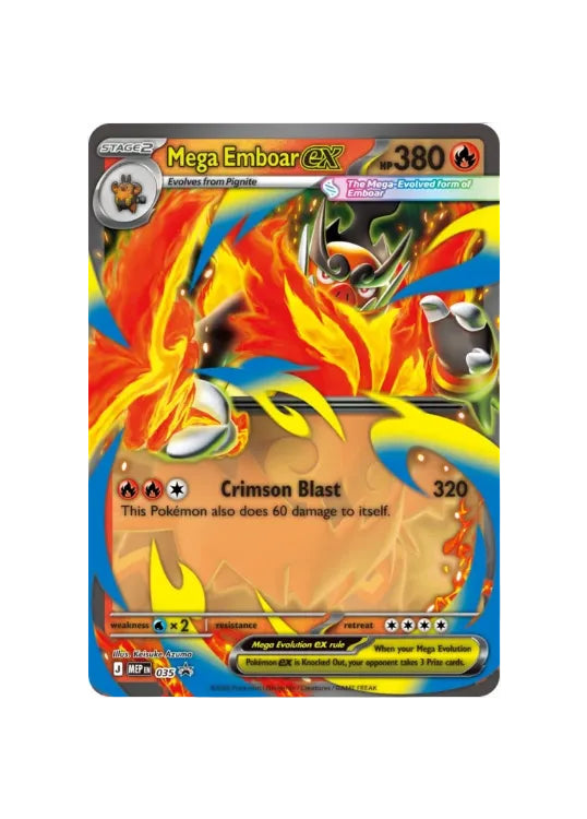 Pokémon TCG Mega Evolution Ascended Heroes Mega Emboar ex Box