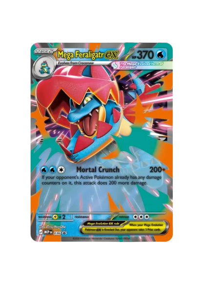 Pokémon TCG Mega Evolution Ascended Heroes Mega Feraligatr ex Box