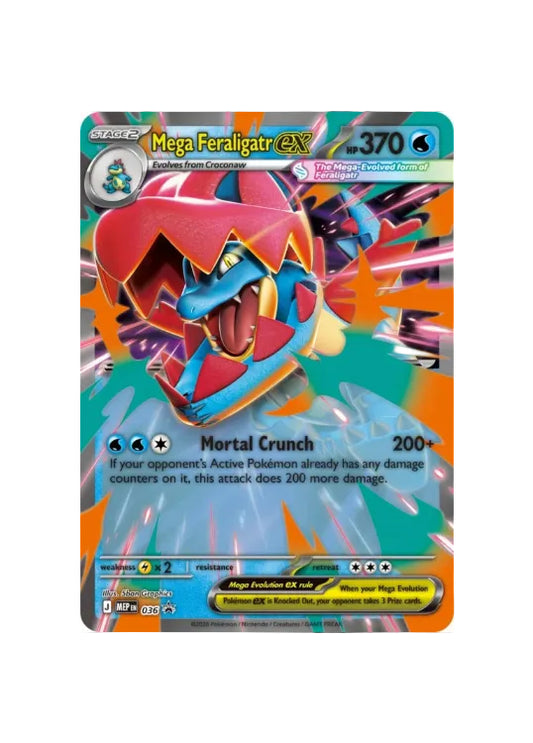Pokémon TCG Mega Evolution Ascended Heroes Mega Feraligatr ex Box