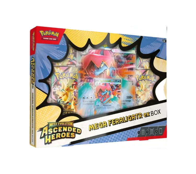 Pokémon TCG Mega Evolution Ascended Heroes Mega Feraligatr ex Box