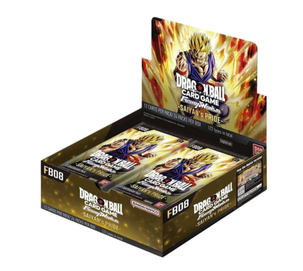 Dragon Ball Super FB08 – Fusion World Booster Box (Saiyan’s Pride)